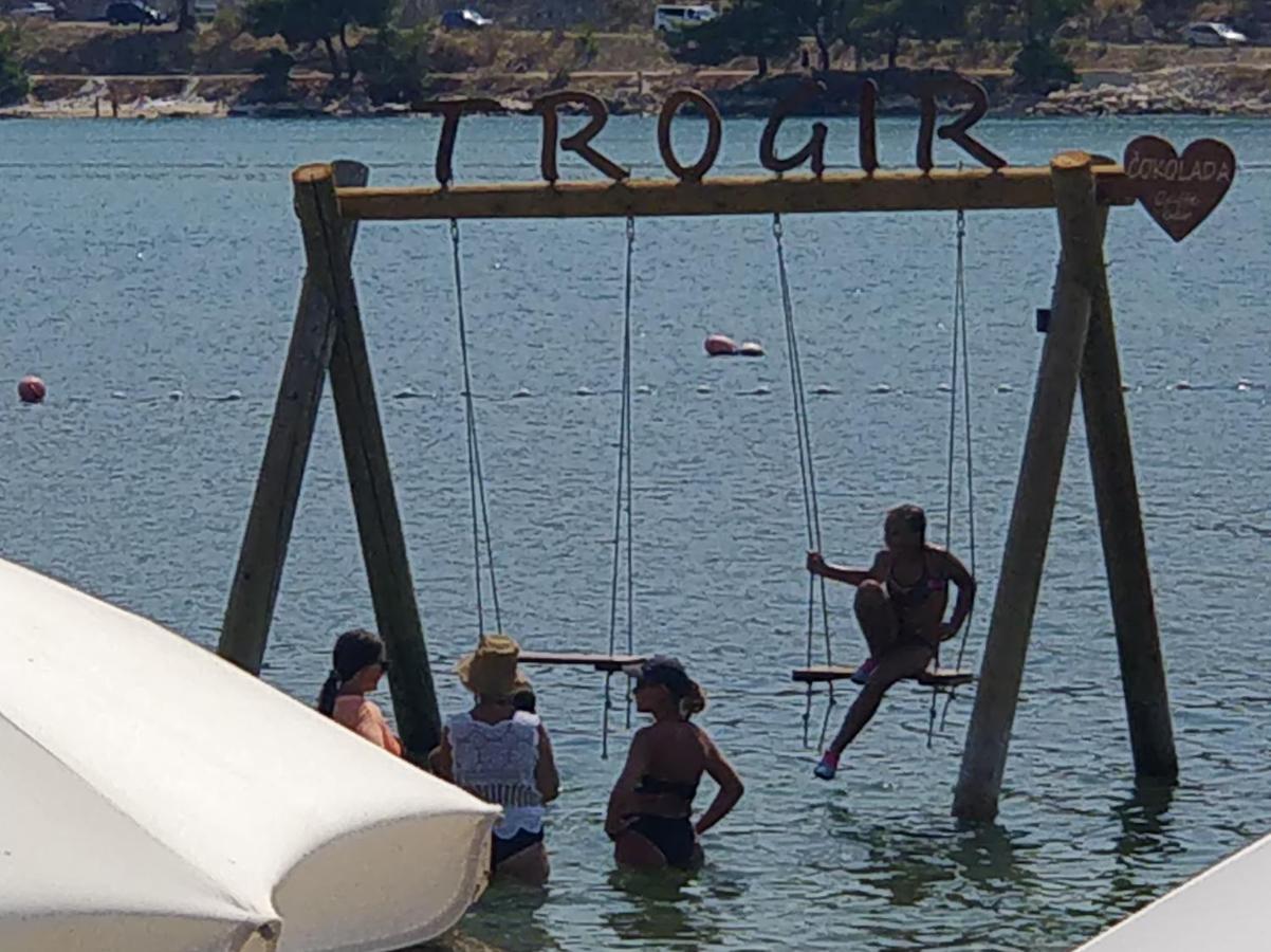 Apartments Villa A - Heating Pool Trogir Buitenkant foto